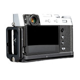 angled rear view of Fuji X100VI L-Bracket and Grip Set  on camera