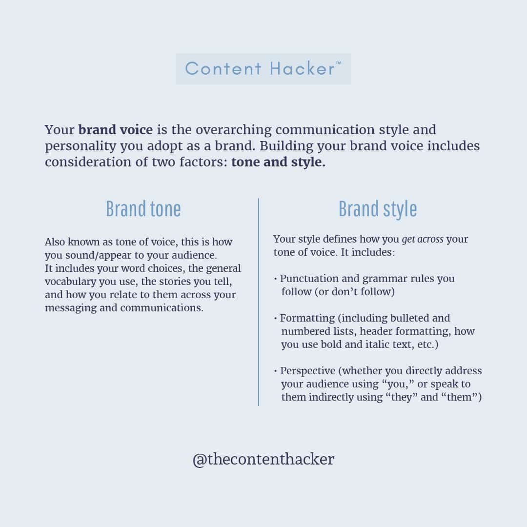how to start a brand - brand voice vs brand tone
