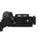 R5 MKII L-Bracket with QD strap attached