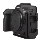 R5 MKII L-Bracket with angles side view of camera